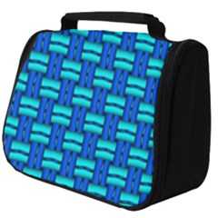 Pattern Graphic Background Image Blue Full Print Travel Pouch (big) by HermanTelo