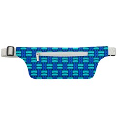 Pattern Graphic Background Image Blue Active Waist Bag by HermanTelo