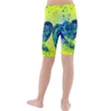 Heart Emotions Love Blue Kids  Mid Length Swim Shorts View2