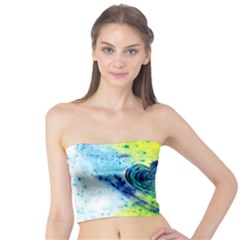 Heart Emotions Love Blue Tube Top by HermanTelo