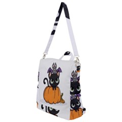 Halloween Cute Cat Crossbody Backpack