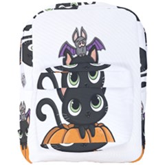 Halloween Cute Cat Full Print Backpack