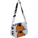 Halloween Cute Cat Saddle Handbag View1