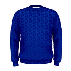 Background Polka Blue Men s Sweatshirt