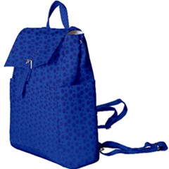 Background Polka Blue Buckle Everyday Backpack