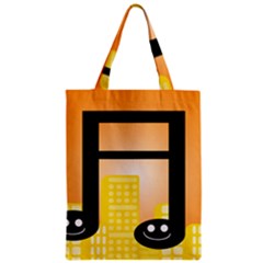 Abstract Anthropomorphic Art Zipper Classic Tote Bag by HermanTelo