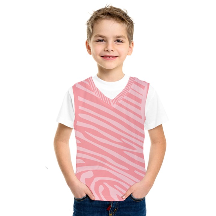Pattern Texture Pink Kids  SportsWear