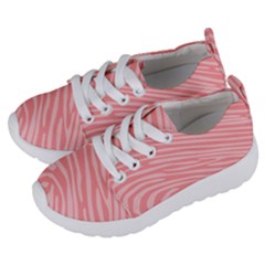 Pattern Texture Pink Kids  Lightweight Sports Shoes