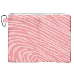 Pattern Texture Pink Canvas Cosmetic Bag (xxl) by HermanTelo