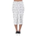 Music Notes Background Wallpaper Midi Pencil Skirt View2