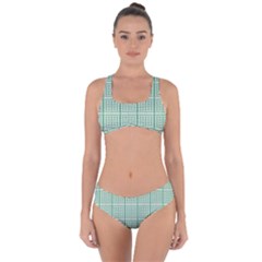 Background Digital Texture Criss Cross Bikini Set by HermanTelo