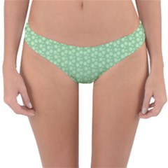 Background Polka Green Reversible Hipster Bikini Bottoms