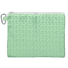 Background Polka Green Canvas Cosmetic Bag (xxl)