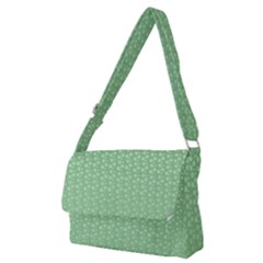 Background Polka Green Full Print Messenger Bag (m) by HermanTelo
