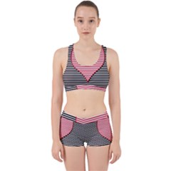 Heart Stripes Symbol Striped Work It Out Gym Set by HermanTelo