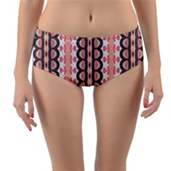 Wallpaper Cute Pattern Reversible Mid-waist Bikini Bottoms