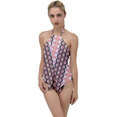 Wallpaper Cute Pattern Go With The Flow One Piece Swimsuit