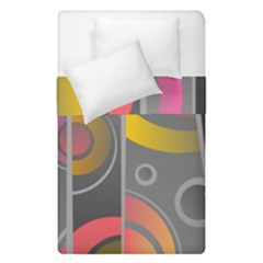 Abstract Colorful Background Grey Duvet Cover Double Side (single Size)