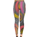 Abstract Colorful Background Grey Inside Out Leggings View2