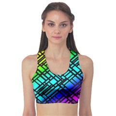 Background Texture Colour Sports Bra by HermanTelo