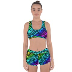Background Texture Colour Racerback Boyleg Bikini Set by HermanTelo