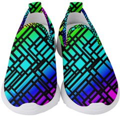 Background Texture Colour Kids  Slip On Sneakers