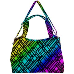 Background Texture Colour Double Compartment Shoulder Bag by HermanTelo