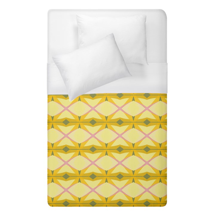 Pattern Pink Yellow Duvet Cover (Single Size)