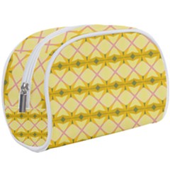 Pattern Pink Yellow Makeup Case (large)