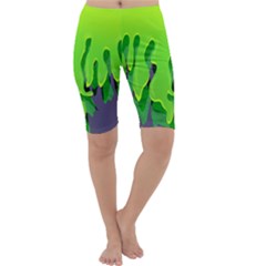 Slimed Cropped Leggings  by VeataAtticus