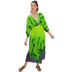 Slimed Grecian Style  Maxi Dress