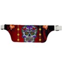 Awesome Sugar Skull With Hearts Active Waist Bag View2