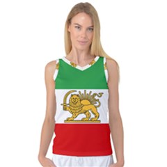 State Flag Of Iran, 1964–1980 Women s Basketball Tank Top by abbeyz71