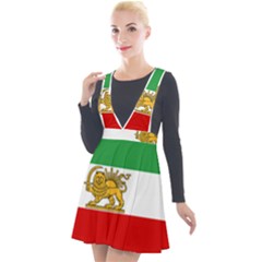 State Flag Of Iran, 1964–1980 Plunge Pinafore Velour Dress by abbeyz71