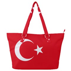 Flag Of Turkey Full Print Shoulder Bag by abbeyz71