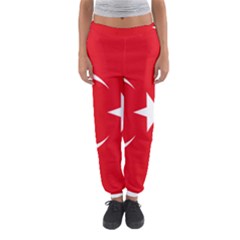 Vertical Flag Of Turkey Women s Jogger Sweatpants by abbeyz71