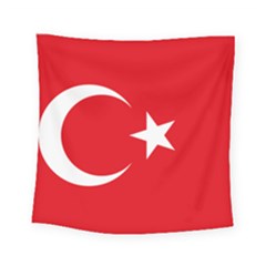 Vertical Flag Of Turkey Square Tapestry (small) by abbeyz71