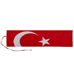 Vertical Flag Of Turkey Roll Up Canvas Pencil Holder (l) by abbeyz71