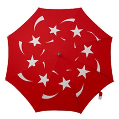 National Cockade Of Turkey Hook Handle Umbrellas (small) by abbeyz71