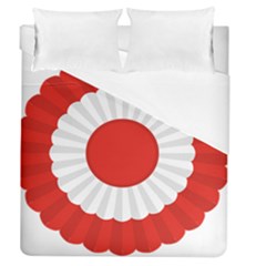 National Cockade Of Turkey Duvet Cover (queen Size) by abbeyz71