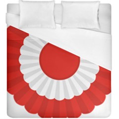 National Cockade Of Turkey Duvet Cover (king Size) by abbeyz71