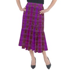 Peace Is Cool Again And Decorative Midi Mermaid Skirt by pepitasart