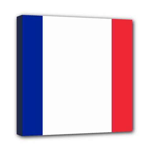 Flag Of France Mini Canvas 8  X 8  (stretched)