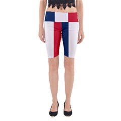 Flag Of France Yoga Cropped Leggings by abbeyz71