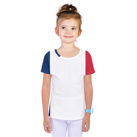 Flag Of France Kids  One Piece Tee by abbeyz71
