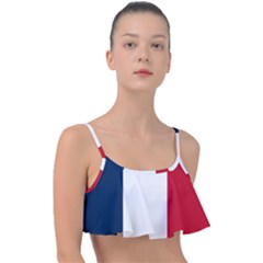 Flag Of France Frill Bikini Top by abbeyz71