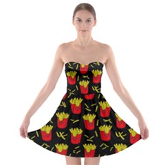 Junk Food French Fries Strapless Bra Top Dress