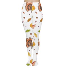 Thanksgiving Turkey Pattern Tights by Valentinaart