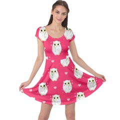 Kawaii Hamster Cap Sleeve Dress