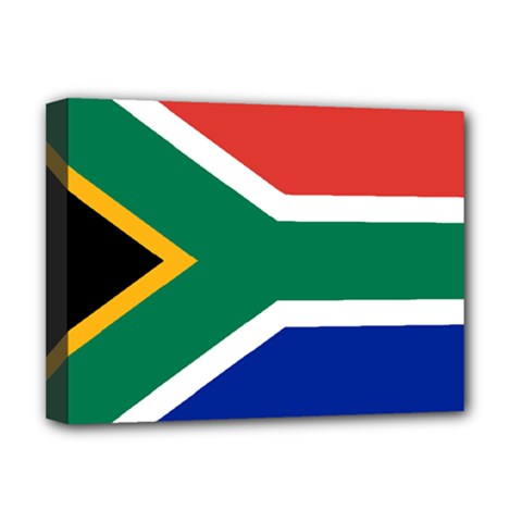 South Africa Flag Deluxe Canvas 16  X 12  (stretched)  by FlagGallery